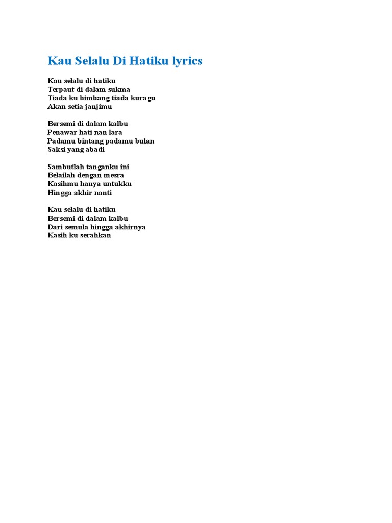 Lagu Resah Gelisah Pdf