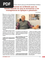 Entrevista a José Álvarez Alonso, director general de Diversidad Biológica del Minam