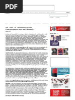 Honneth - Revista Cult Duas Perguntas Para Axel Honneth - Revista Cult