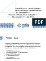 TALLER1 PlanGestiónRiesgoManejoVertimientos GAIA2015 PDF