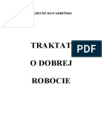 Prof. TADEUSZ KOTARBIŃSKI - Traktat o Dobrej Robocie