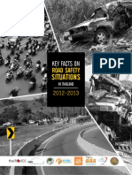 Key Facts On Road Safety Situations in Thailand 2012-2013 Eng PDF