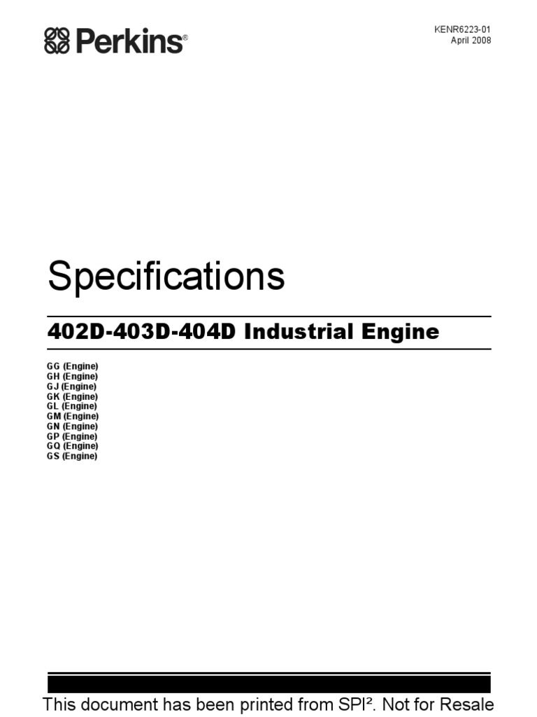 Manual de taller Perkins | Internal Combustion Engine | Cylinder (Engine)