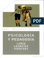 Vigotsky Leontiev Luria-Psicologia Y Pedagogia