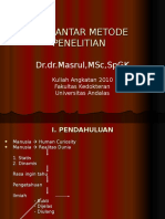 PENGANTAR METODE PENELITIAN