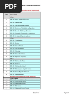 Lista Pré Requisitos (UFSC-Joinville)