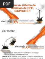El Nuevo Sistema de Atencion de CFE SISPROTER