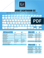 Lightroom A4 Print Ready Keyboard Shortcuts