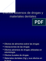 Drogas y Materiales Dentales