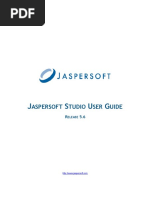 Jaspersoft Studio User Guide