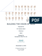 Building The Vision of India: Prepared For Mr. Gautam Adani Chairman Adani Proposal by Sampoorna Vikas Pvt. LTD