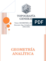 Geometría Analítica