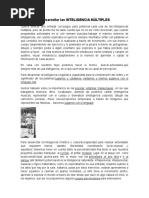 Juegos Para Desarrollar Las INTELIGENCIA MÚLTIPLES