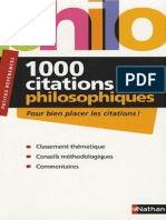 1000 Citations Philosophiques