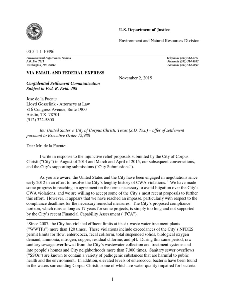 EPA letter Water Government Health Care