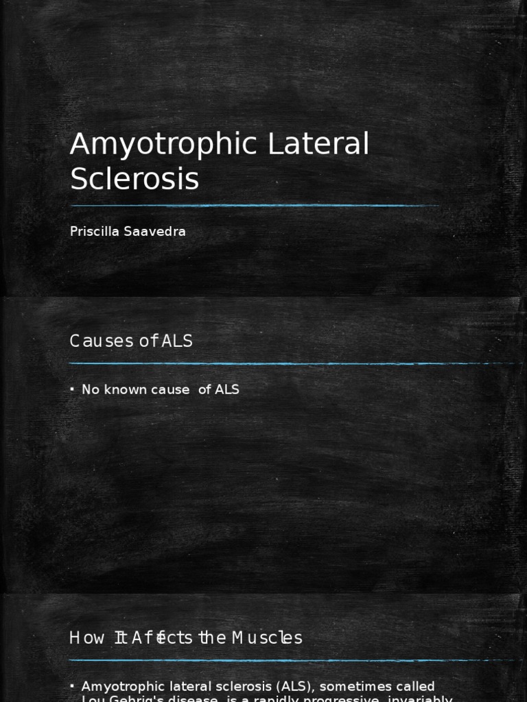 ALS intelligence overview