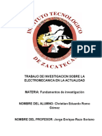 Electromecanica en La Actualidad