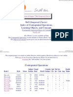 Index of Analyzed Fugues from Bach's Well-Tempered Clavier