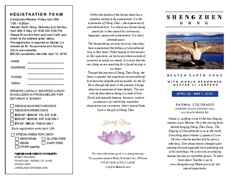 Heaven Earth Gong With World Renowned Master Li Junfeng | PDF ...