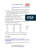 Como Pronunciar As Letras Do Alfabeto em Inglês (Pronúncia Escrita em Português)