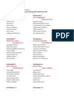 Daftar Nama Kelompok PSADG 2014