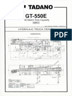 Crane Tadano Gt550 Specification Sheets