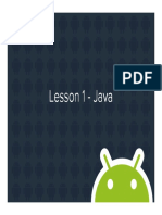 Lesson 01 -Java