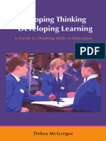 Developing Thinking- Developing Learning