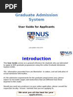 NUS Admissions Guide for International Students | PDF