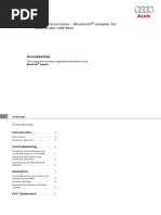 Audi Bluetooth Adapter 4F0 051 510J Instructions