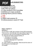 Exam NIOSH Paper 2  Transmission (Medicine)  Infection