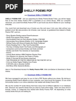 Download Shelly Poems PDF by IFeelGood SN293508321 doc pdf