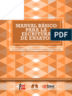 Manual para La Escritura de Ensayos