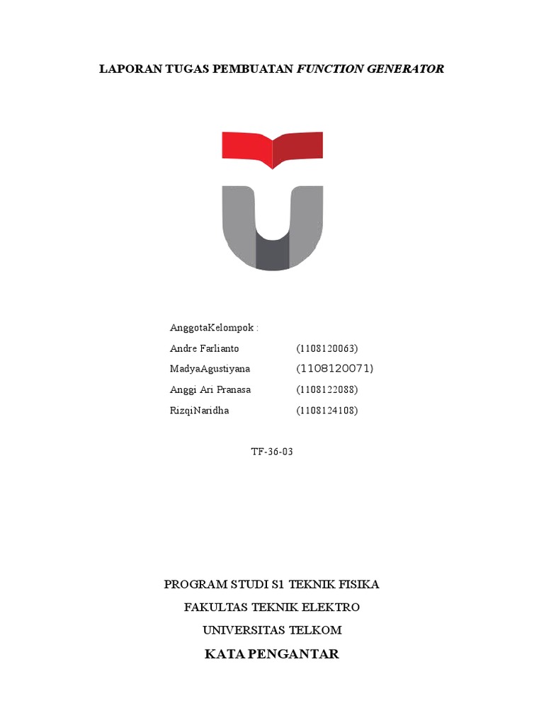 Laporan Tugas Pembuatan Function Generator PDF