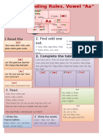  Reading Rules Aa