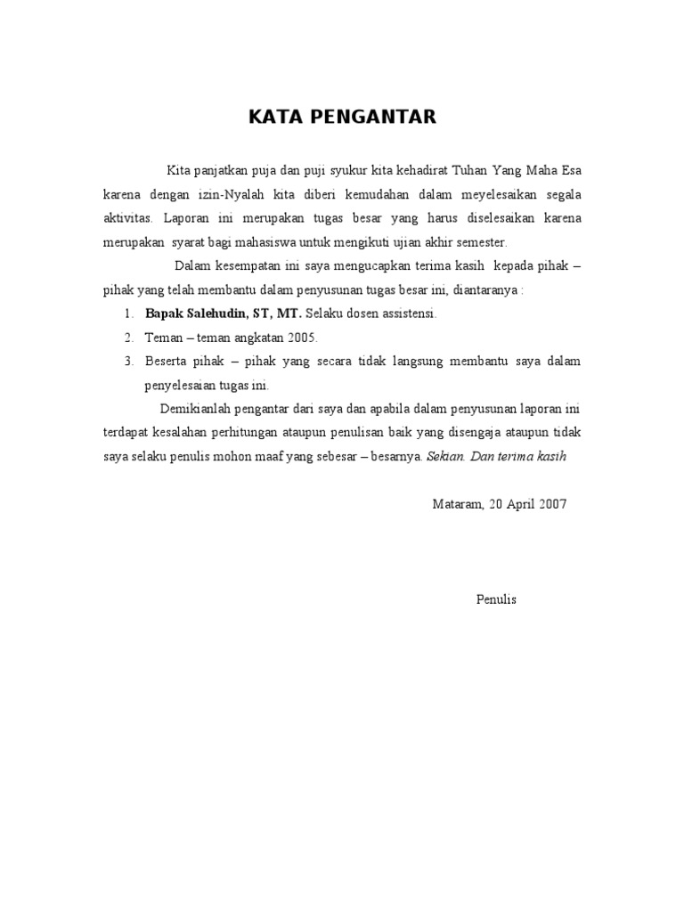 Tugas Besar Hidrologi