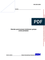 Jembatan Tahan Gempa SNI 2833-2008