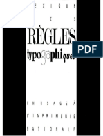 Règles Typographiques