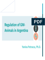 Regulation of GM Animals in Argentina (Yanina Petracca)