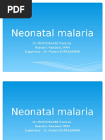 NEONATAL MALARIA New One