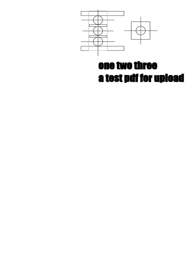 One Two Three A Test PDF For Upload | PDF | Computing And Information ...