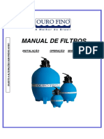 Instalação e operação de filtros para piscina