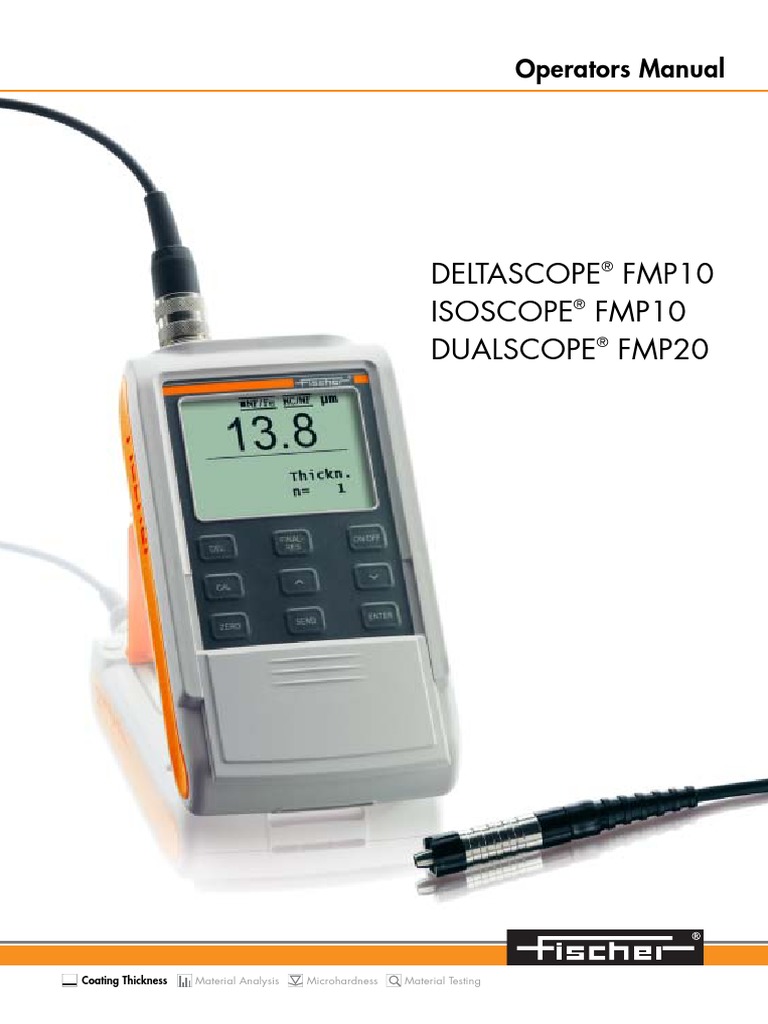 Fischer Dualscope FMP10-20 Instruction Manual | Electrical Connector