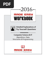 Algorithms Workbook GATE CSE MADE EASY