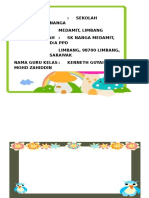 Template Cover Buku Kehadiran&RPH