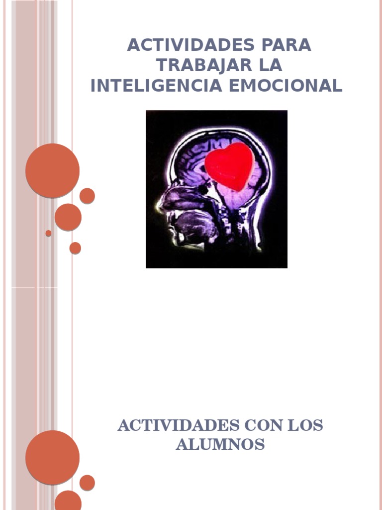 Actividades para Inteligencia Emocional | PDF