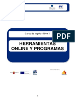 Herramientas Online y Programas Ingles Nivel I