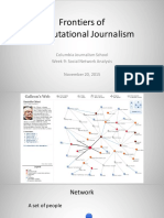 Social Network Analysis. Computational Journalism week 10