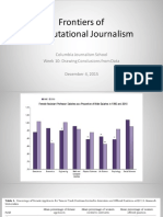 Drawing Conclusions From Data. Computational Journalism Week 11