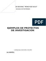 Ejemplos de Perfiles